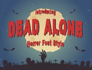 Dead Alone Free Trial font