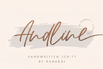 Andline font