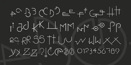 Stretched Signature font