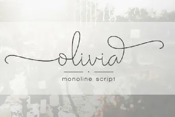 Olivia Script font