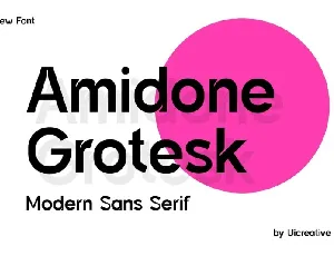 Amidone Grotesk font