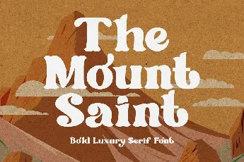 The Mount Saint font