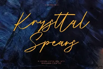 Krysttal Spears font