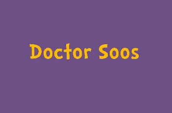 Doctor Soos font