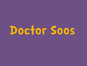 Doctor Soos font