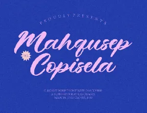 NCL Mahqusep Copisela font