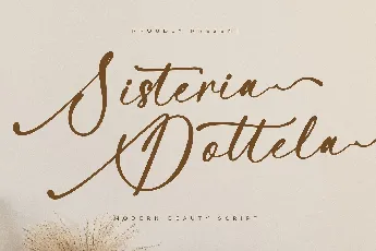 Sisteria Dottela font