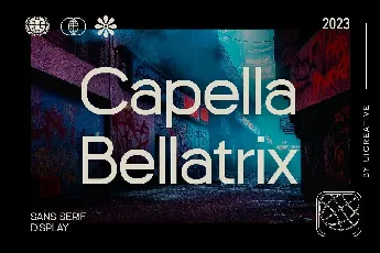 Capella Bellatrix font