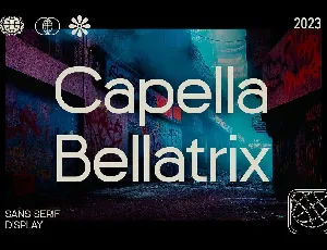 Capella Bellatrix font