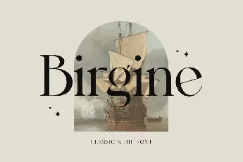 Birgine font