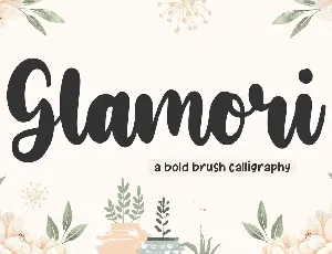 Glamori font