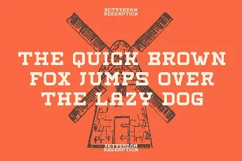 ROTTERDAM REDEMPTION font