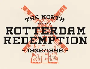 ROTTERDAM REDEMPTION font