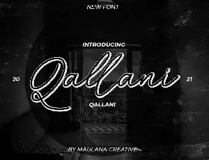 Qallani font