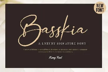 Basskia font