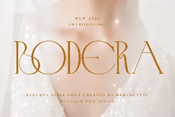 Bodera font