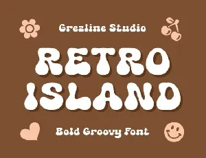 Retro Island font