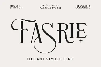 Fasrie Typeface font