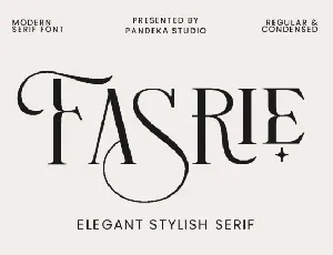 Fasrie Typeface font