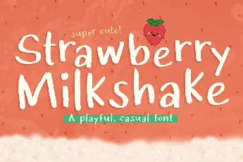 Strawberry Milkshake font