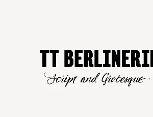 TT Berlinerins Trial font