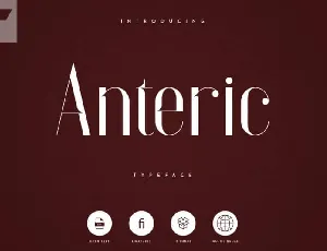 Anteric Display Typeface font