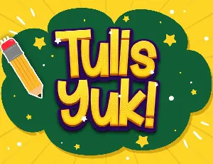 Tulis Yuk font