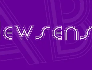 Newsense font