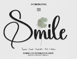 Smile Script font