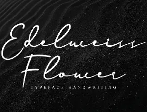 Edelweiss Flower Handwritten font