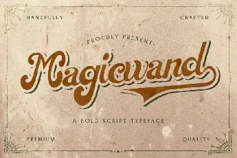 Magic Wand Script font