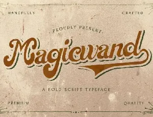 Magic Wand Script font