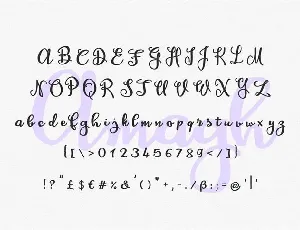 Amagh Script font