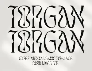 Torgan font