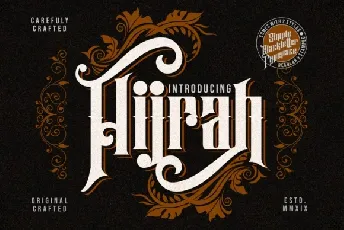 Hijrah Display Gothic font