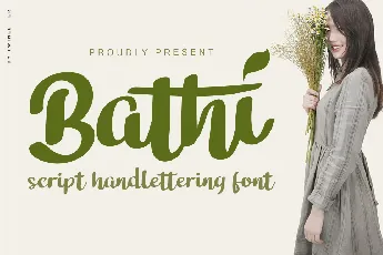 Bathi font