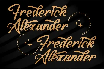 Frederick Alexander font