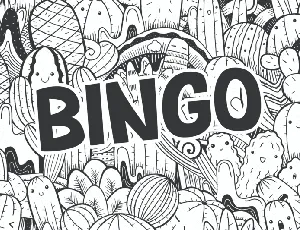 BINGO font