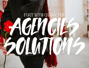 AGENCIES SOLUTIONS font