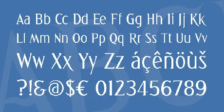 Greetings font