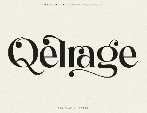 Qelrage font