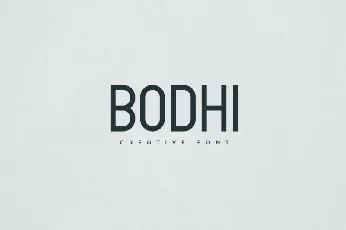 Bodhi font