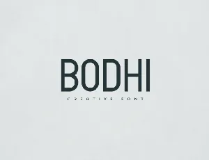 Bodhi font