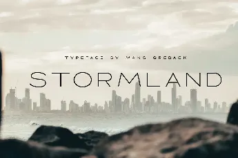 Stormland font