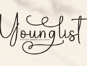 Younglist font