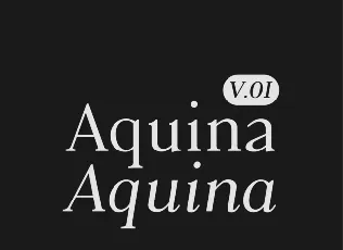 Aquina font