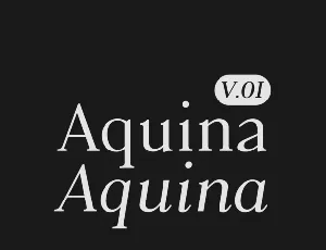 Aquina font