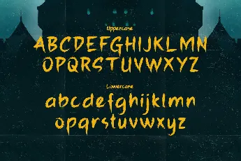 Moaned font