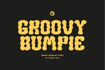 Groovy Bumpie font