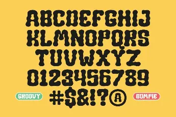 Groovy Bumpie font